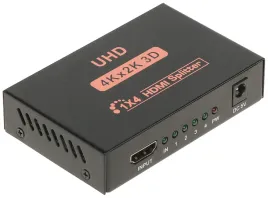 rozgaleznik-hdmi-rozdzielacz-1-wejscie-4-wyjscia-3d-4k-uhd