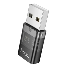 hoco-adapter-usb-a-meski-do-typ-c-zenski-ua36c-transparentny-czarny