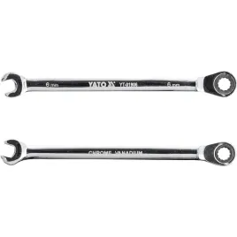 klucz-oczkowo-plaski-6-mm-z-grzechotka-crv-72-zeby-chromowany-yato
