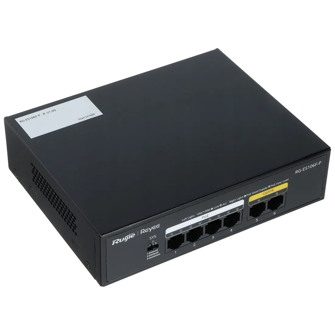 switch-poe-4-porty-uplink-reyee-rg