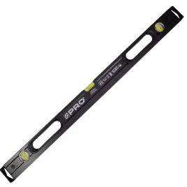poziomnica-pro800-czarna-jednostronnie-frezowana-z-uchwytami-2m-pro-bg200
