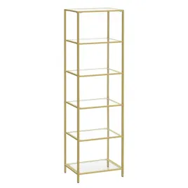 regal-lazienkowy-wysoki-6-polek-przezroczysty-metaliczny-zloty-songmics