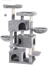 drapak-wysoki-legowisko-slupek-do-drapania-wieza-feandrea-161-220-cm