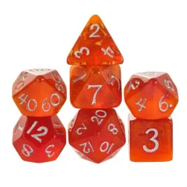 zestaw-7-kosci-pomaranczowe-srebrne-d4-20-k20-rpg-dandd-mtg-baldur-s-gate-3