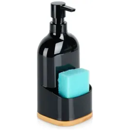dozownik-plynu-do-naczyn-z-pojemnikiem-na-gabke-czarny-500-ml