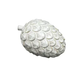ceramiczna-figurka-szyszka-biala-14cm-hytte-mave-ozdobna-do-domu
