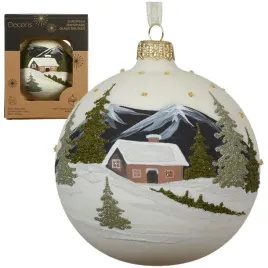 szklana-matowa-duza-bombka-choinkowa-ciepla-biala-domek-w-gorach-10-cm-1szt