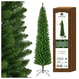 choinka-sztuczna-slim-210-cm-zielona-jodla-olowkowa-waska-60cm-miekkie-igly
