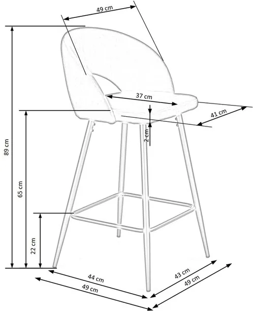 hoker-h96-bezowy-glebokosc-siedziska-37-cm