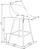 hoker-h96-bezowy-glebokosc-siedziska-37-cm