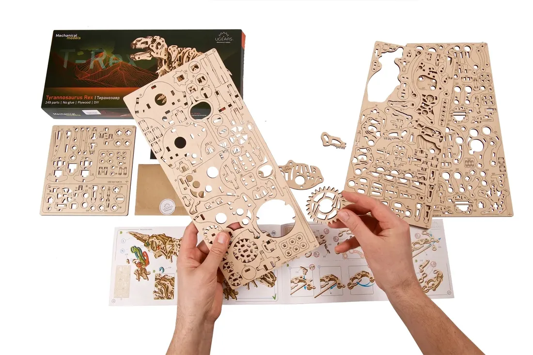 puzzle-3d-drewniane-tyranozaurus-rex-ugears