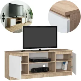 szafka-rtv-140-cm-dab-sonoma-biala-szafka-pod-telewizor-60-cali-komoda-novo