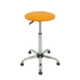taboret-obrotowy-wysoki-ekoskora-pomaranczowa-or-podstawa-chrom-or-stopki