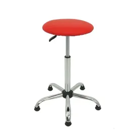 taboret-obrotowy-wysoki-ekoskora-czerwona-or-podstawa-chrom-or-stopki