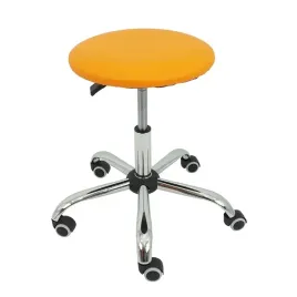 taboret-obrotowy-ekoskora-d20-pomaranczowa-or-podstawa-chrom-or-kolka