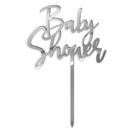 dekoracja-na-tort-topper-baby-shower-deluxe-srebrny-19-cm