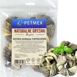 przysmak-naturalny-gryzak-psa-suszona-skora-dorsza-pierscienie-petmex-200g