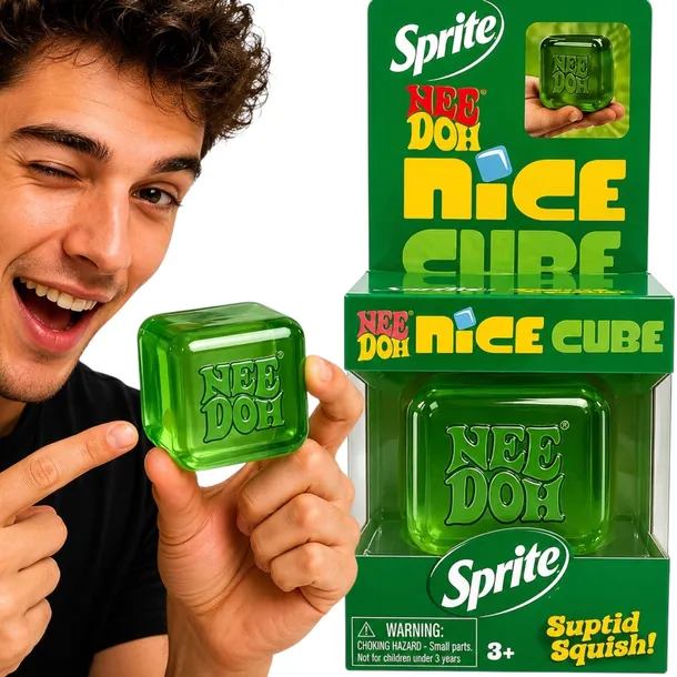 GNIOTEK KOSTKA SENSORYCZNA Lodu DOH SPRITE antystresowa ADHD Terapia Ręki