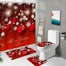 zaslony-prysznicowe-z-matami-zestaw-wodoodporny-swiateczny-180x180-cm