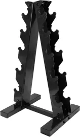 stojak-na-hantle-5-poziomowy-stelaz-stalowy-typu-a-frame-wytrzymaly-czarny