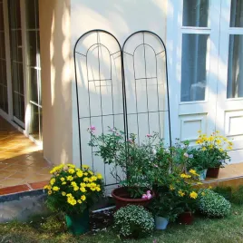 podpora-ogrodowa-kratka-na-pnacza-metalowa-2-sztuki-150x405-cm-czarna