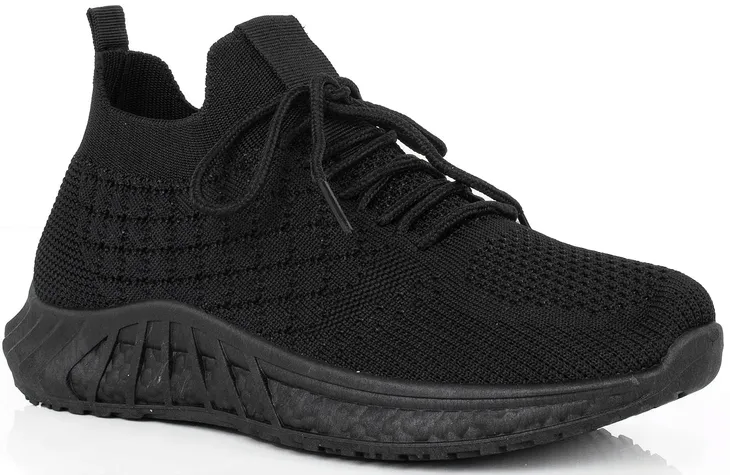 8899 CZARNE LEKKIE BUTY SPORTOWE DAMSKIE SNEAKERSY 38