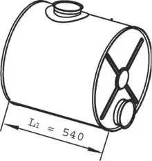 tlumik-srodkowy-din21343