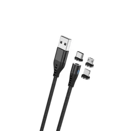 maxlife-kabel-magnetyczny-usb-lightning-usb-c-microusb-1m-2a-czarny