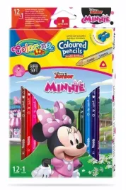 colorino-disney-kredki-olowkowe-trojkatne-13-kolorow-minnie