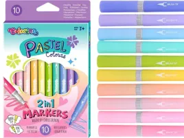 colorino-flamastry-szkolne-pisaki-dwustronne-10-kolorow-pastelowe