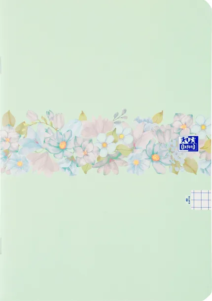OXFORD ZESZYT SZKOLNY A5 60 Kartek w kratkę 1 sztuka FLOWERS