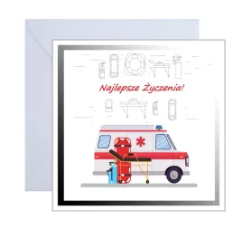 kartka-dla-lekarza-ratownika-doktora-karetka-ambulans-biala-recznie-robiona