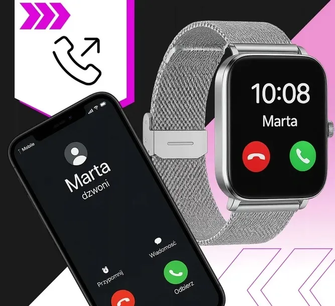 smartwatch-damski-ak90-4-paski-waga-1000-g-stan-nowy