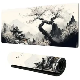gamingowa-podkladka-pod-mysz-90x40cm-na-biurko-kwitnaca-wisnia-azja-xxl