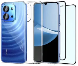 etui-do-xiaomi-redmi-15c-przezroczyste-wzmacniane-clear-case-2x-szklo-5d