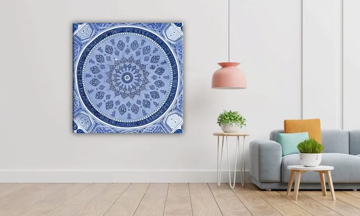 obraz-na-plotnie-072-niebieska-mozaika-50x50cm-szerokosc-cm-41-50