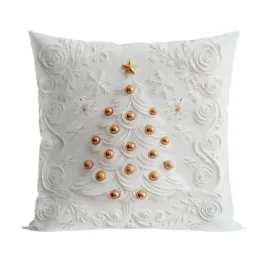 poszewka-swiateczna-40x40-cm-biala-choinka-3d-velvet-z-zamkiem-na-poduszki