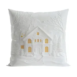 poszewka-swiateczna-40x40-cm-domek-3d-velvet-bialy-z-zamkiem-na-poduszki