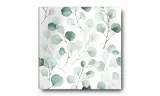 obraz-na-plotnie-001-akwarelowe-listki-60x60cm-stan-nowy