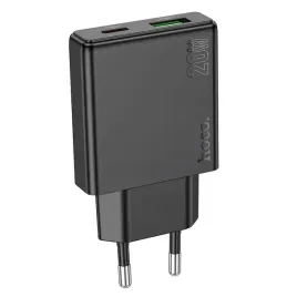 hoco-ladowarka-sieciowa-slim-usb-usb-c-pd-qc3-0-3a-20w-n38-czarna