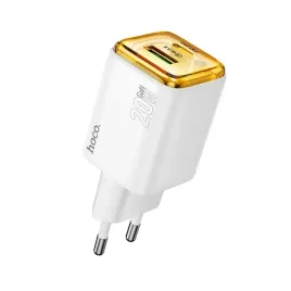 hoco-ladowarka-sieciowa-usb-usb-c-pd-qc3-0-3a-20w-n52-biala