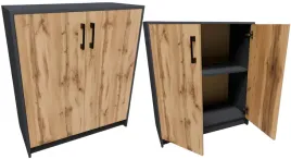 komoda-z-drzwiami-szafka-85-x-74-grafit-dab-wotan-do-salonu-do-sypialni