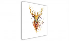 obraz-na-plotnie-025-geometryczny-jelen-70x70cm