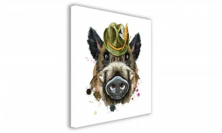 obraz-na-plotnie-024-dzik-70x70cm