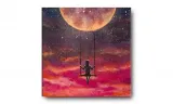 obraz-na-plotnie-032-hustawka-70x70cm-stan-nowy