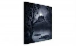 obraz-na-plotnie-116-zamek-w-lesie-70x70cm