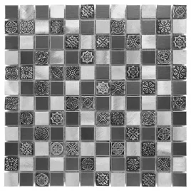 allumi-grey-mix-23-metalowa-mozaika-scienna-aluminium-i-stal-kwadratowa