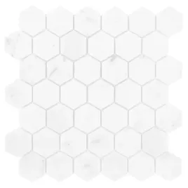 mozaika-marmurowa-dunin-carrara-white-hexagon-48-bialy-heksagon-298x302