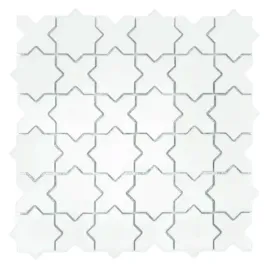 starandcross-white-matt-biala-matowa-mozaika-gresowa-w-ksztalcie-gwiazdy-i
