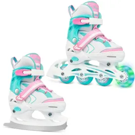 rolki-lyzwy-2w1-raven-lia-mint-30-33-kolko-led